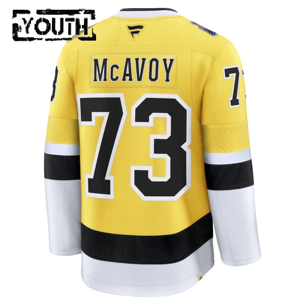 Fanatics Boston Bruins Charlie Mcavoy Lasten Pelipaita 2025-2026 Premium Stadium Series Kulta