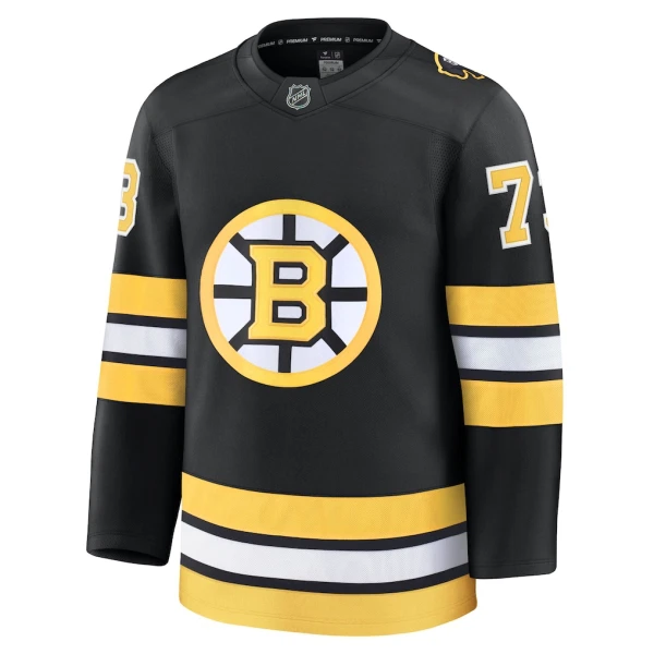 Fanatics Boston Bruins Charlie Mcavoy Pelipaita 2025-2026 Koti Premium Musta