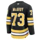 Fanatics Boston Bruins Charlie Mcavoy Pelipaita 2025-2026 Koti Premium Musta