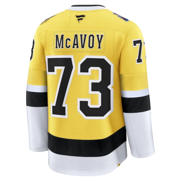 Fanatics Boston Bruins Charlie Mcavoy Pelipaita 2025-2026 Premium Stadium Series Kulta