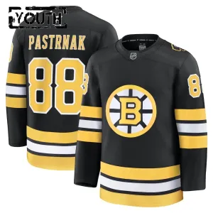 Fanatics Boston Bruins David Pastrnak Lasten Pelipaita 2025-2026 Koti Premium Musta