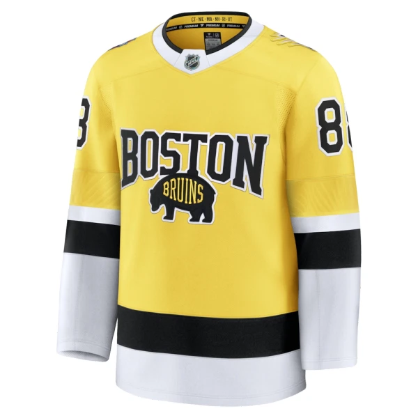 Fanatics Boston Bruins David Pastrnak Pelipaita 2025-2026 Premium Stadium Series Kulta
