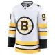 Fanatics Boston Bruins David Pastrnak Pelipaita 2025-2026 Vieras Premium Valkoinen