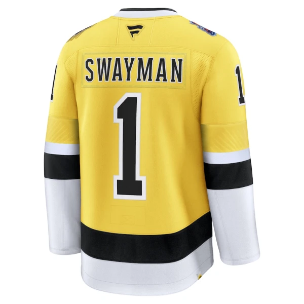 Fanatics Boston Bruins Jeremy Swayman Pelipaita 2025-2026 Premium Stadium Series Kulta
