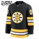 Fanatics Boston Bruins Lasten Pelipaita 2025-2026 Koti Premium Musta ( Omalla Nimellä )