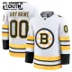 Fanatics Boston Bruins Lasten Pelipaita 2025-2026 Vieras Premium Valkoinen ( Omalla Nimellä )