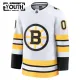 Fanatics Boston Bruins Lasten Pelipaita 2025-2026 Vieras Premium Valkoinen ( Omalla Nimellä )
