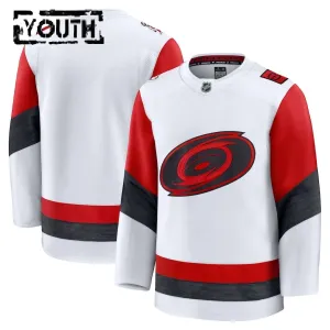 Fanatics Carolina Hurricanes Lasten Pelipaita 2025-2026 Vieras Premium Valkoinen ( Omalla Nimellä )