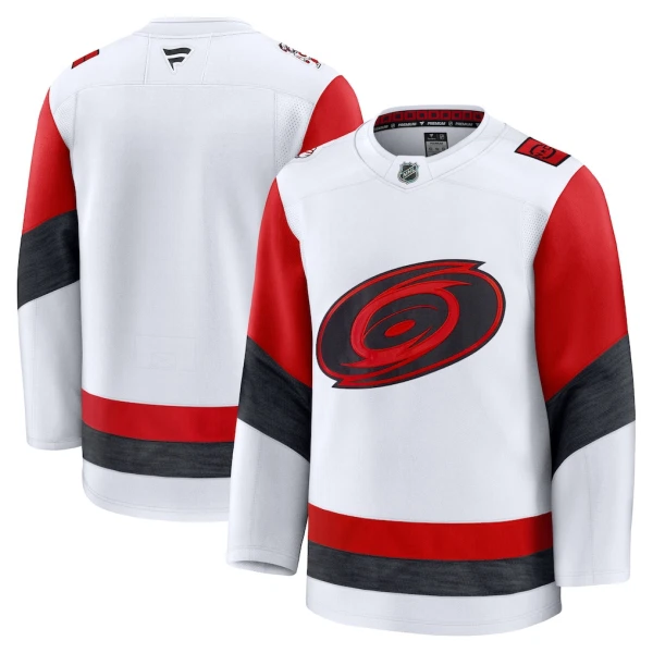 Fanatics Carolina Hurricanes Pelipaita 2025-2026 Vieras Premium Valkoinen ( Omalla Nimellä )