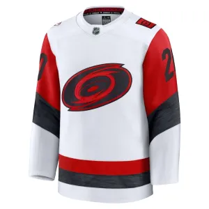 Fanatics Carolina Hurricanes Sebastian Aho Pelipaita 2025-2026 Vieras Premium Valkoinen