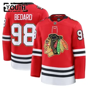 Fanatics Chicago Blackhawks Centennial Connor Bedard Lasten Pelipaita 2025-2026 Premium Punainen