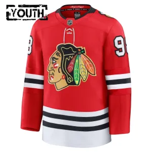 Fanatics Chicago Blackhawks Centennial Connor Bedard Lasten Pelipaita 2025-2026 Premium Punainen