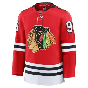 Fanatics Chicago Blackhawks Centennial Connor Bedard Pelipaita 2025-2026 Premium Punainen