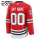 Fanatics Chicago Blackhawks Centennial Lasten Pelipaita 2025-2026 Premium Punainen ( Omalla Nimellä )