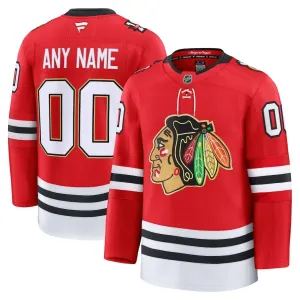 Fanatics Chicago Blackhawks Centennial Pelipaita 2025-2026 Premium Punainen ( Omalla Nimellä )