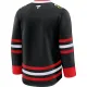 Fanatics Chicago Blackhawks Pelipaita 2025-2026 Kolmos Premium Musta ( Omalla Nimellä )