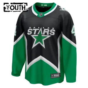 Fanatics Dallas Stars Miro Heiskanen Lasten Pelipaita 2025-2026 Kolmos Premium Musta