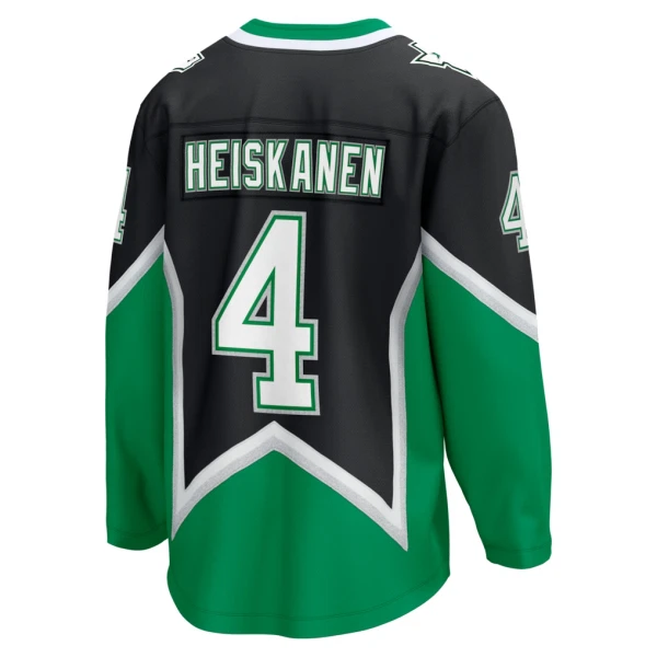 Fanatics Dallas Stars Miro Heiskanen Pelipaita 2025-2026 Kolmos Premium Musta