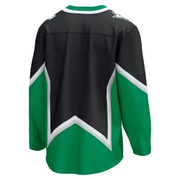 Fanatics Dallas Stars Pelipaita 2025-2026 Kolmos Premium Musta ( Omalla Nimellä )