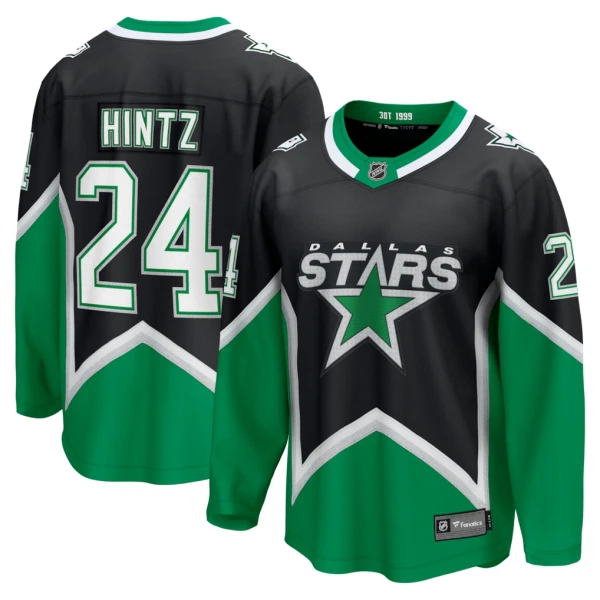 Fanatics Dallas Stars Roope Hintz Pelipaita 2025-2026 Kolmos Premium Musta