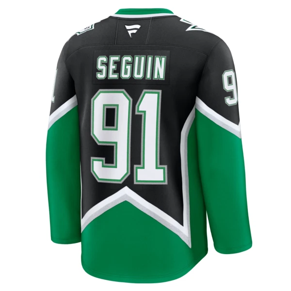 Fanatics Dallas Stars Tyler Seguin Pelipaita 2025-2026 Kolmos Premium Musta