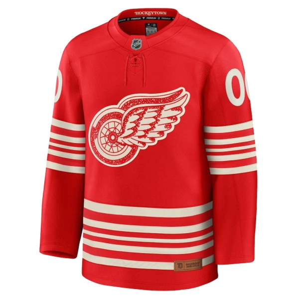 Fanatics Detroit Red Wings Centennial Pelipaita 2025-2026 Premium Punainen ( Omalla Nimellä )