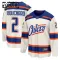 Fanatics Edmonton Oilers Evan Bouchard Lasten Pelipaita 2025-2026 Kolmos Premium Valkoinen