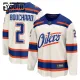 Fanatics Edmonton Oilers Evan Bouchard Lasten Pelipaita 2025-2026 Kolmos Premium Valkoinen