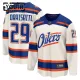 Fanatics Edmonton Oilers Leon Draisaitl Lasten Pelipaita 2025-2026 Kolmos Premium Valkoinen