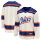 Fanatics Edmonton Oilers Pelipaita 2025-2026 Kolmos Premium Valkoinen ( Omalla Nimellä )