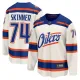 Fanatics Edmonton Oilers Stuart Skinner Pelipaita 2025-2026 Kolmos Premium Valkoinen