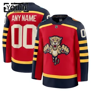 Fanatics Florida Panthers Lasten Pelipaita 2025-2026 Premium Winter Classic Punainen ( Omalla Nimellä )