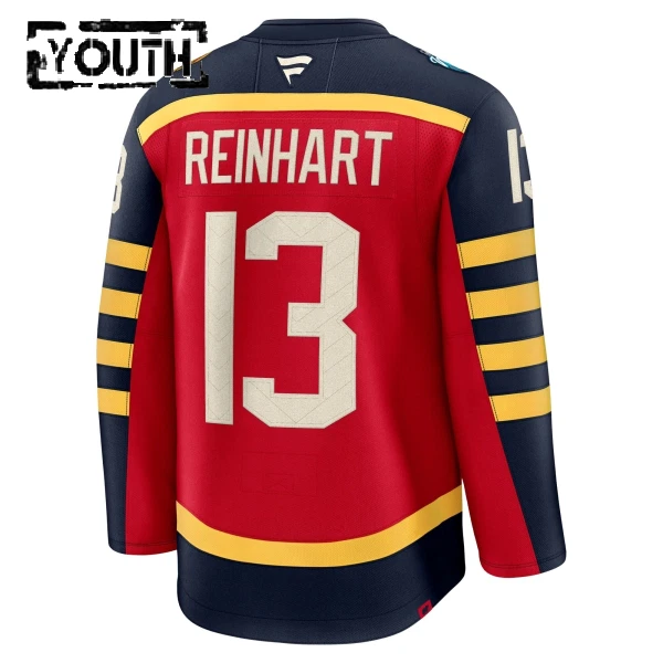 Fanatics Florida Panthers Sam Reinhart Lasten Pelipaita 2025-2026 Premium Winter Classic Punainen
