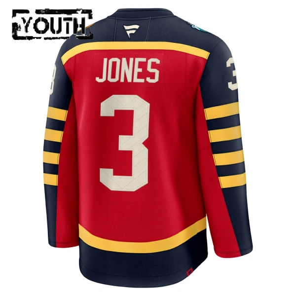 Fanatics Florida Panthers Seth Jones Lasten Pelipaita 2025-2026 Premium Winter Classic Punainen