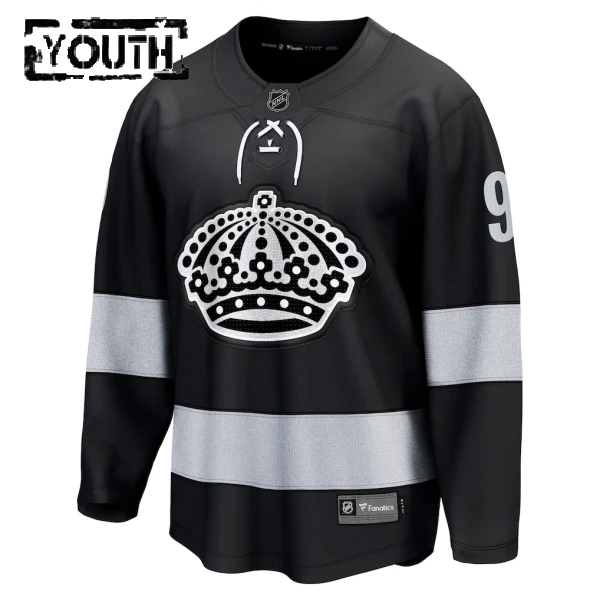 Fanatics Los Angeles Kings Adrian Kempe Lasten Pelipaita 2025-2026 Kolmos Premium Musta