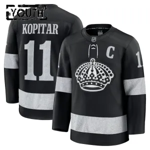 Fanatics Los Angeles Kings Anze Kopitar Lasten Pelipaita 2025-2026 Kolmos Premium Musta