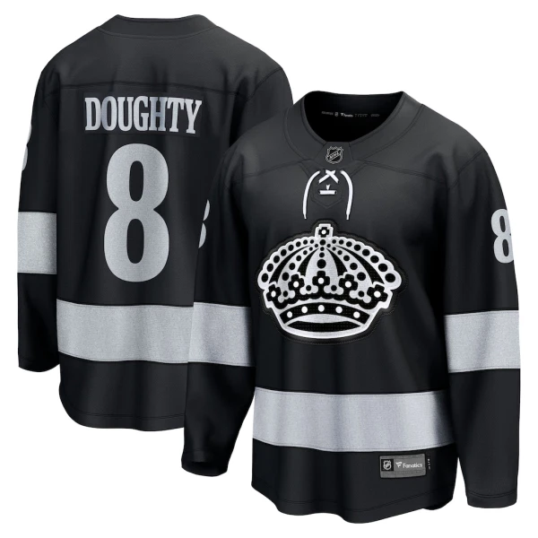 Fanatics Los Angeles Kings Drew Doughty Pelipaita 2025-2026 Kolmos Premium Musta