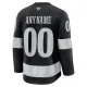 Fanatics Los Angeles Kings Pelipaita 2025-2026 Kolmos Premium Musta ( Omalla Nimellä )