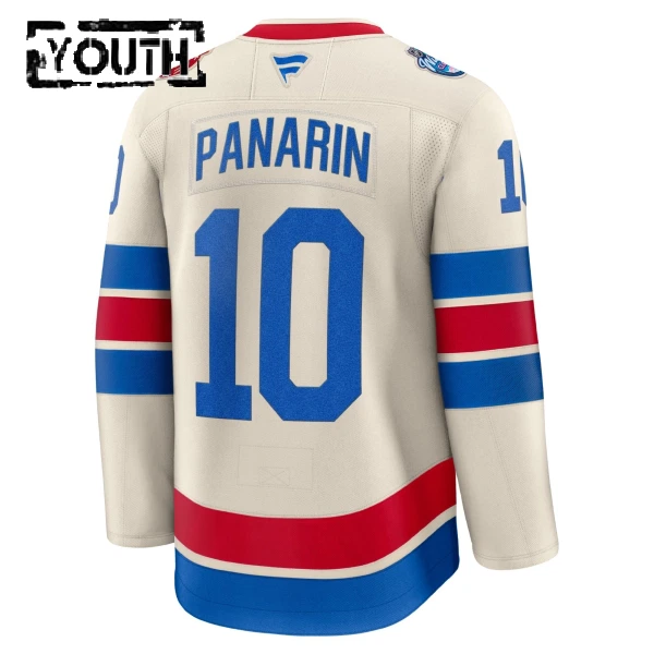 Fanatics New York Rangers Artemi Panarin Lasten Pelipaita 2025-2026 Premium Winter Classic Valkoinen