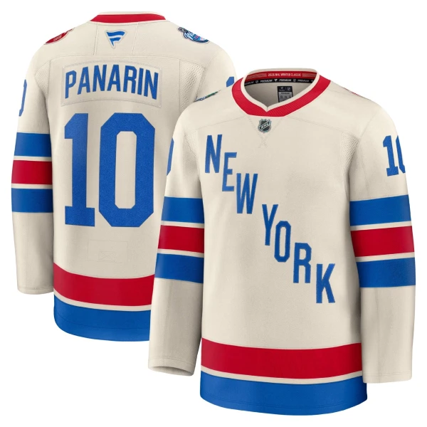Fanatics New York Rangers Artemi Panarin Pelipaita 2025-2026 Premium Winter Classic Valkoinen