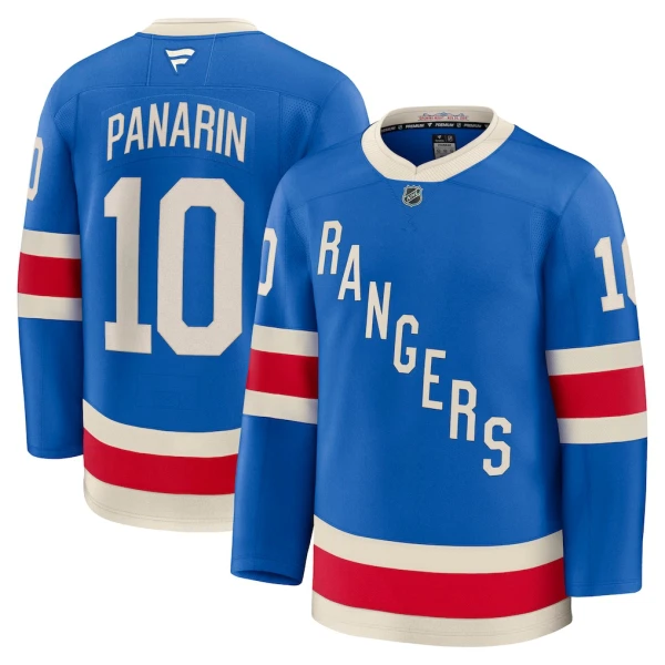 Fanatics New York Rangers Centennial Artemi Panarin Pelipaita 2025-2026 Premium Sininen