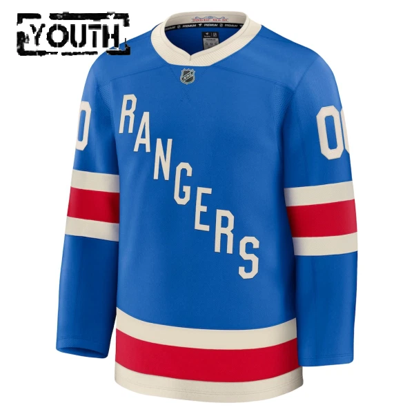 Fanatics New York Rangers Centennial Lasten Pelipaita 2025-2026 Premium Sininen ( Omalla Nimellä )