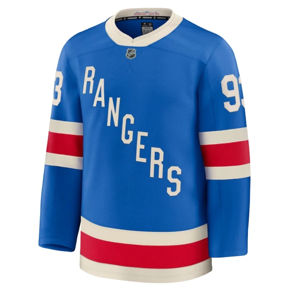 Fanatics New York Rangers Centennial Mika Zibanejad Pelipaita 2025-2026 Premium Sininen