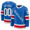 Fanatics New York Rangers Centennial Pelipaita 2025-2026 Premium Sininen ( Omalla Nimellä )
