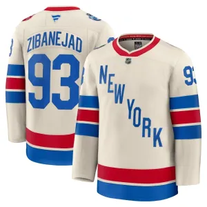 Fanatics New York Rangers Mika Zibanejad Pelipaita 2025-2026 Premium Winter Classic Valkoinen