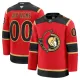 Fanatics Ottawa Senators Pelipaita 2025-2026 Kolmos Premium Punainen ( Omalla Nimellä )