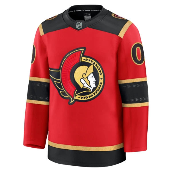 Fanatics Ottawa Senators Pelipaita 2025-2026 Kolmos Premium Punainen ( Omalla Nimellä )