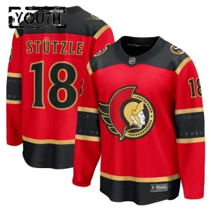 Fanatics Ottawa Senators Tim Stutzle Lasten Pelipaita 2025-2026 Kolmos Premium Punainen