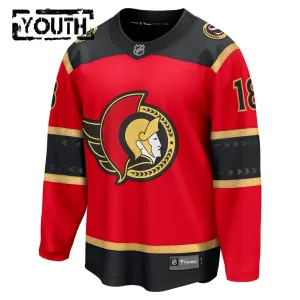 Fanatics Ottawa Senators Tim Stutzle Lasten Pelipaita 2025-2026 Kolmos Premium Punainen