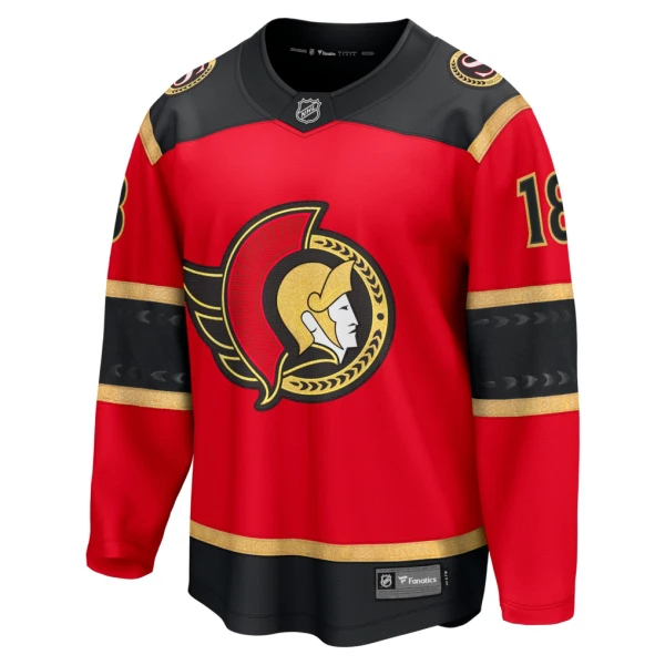 Fanatics Ottawa Senators Tim Stutzle Pelipaita 2025-2026 Kolmos Premium Punainen